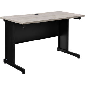 Interion Traditional Office Desk 48""W x 24""D x 30""H Rustic Gray