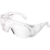 Global Industrial™ OTG Visitor Safety Glasses Scratch Resistant Clear Lens/Frame
