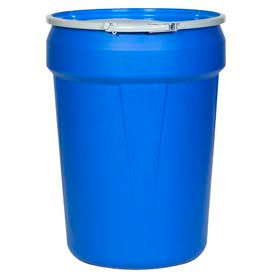 Eagle 1601MB Plastic Lab Pack Drum with Metal Lever Lock - 30 Gallon