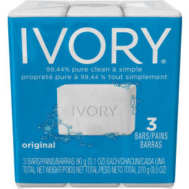 Ivory® Individually Wrapped Bar Soap White 3.1 Oz. Bars 72/Case - PAG12364