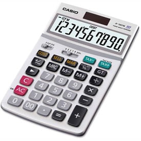 Casio® JF100MS Desktop Calculator 10-Digit LCD