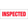 Tape Logic® Printed Carton Sealing Tape ""Inspected"" 2"" x 110 Yds. White/Red