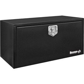 Buyers Steel Underbody Truck Box w/ Stainless Steel T-Handle - Black 18x18x36 - 1702305