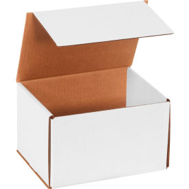 Global Industrial™ Corrugated Mailers 8""L x 6""W x 5""H White