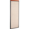 Interion® Deluxe Office Partition Panel 24-1/4""W x 61-1/2""H Tan