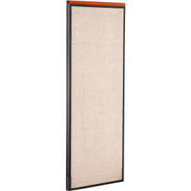 Interion® Deluxe Office Partition Panel 24-1/4""W x 61-1/2""H Tan