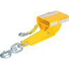 Auto-Tension Swivel Hook Single Fork Forklift Hook Attachment 4000 Lbs. Capacity