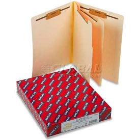 Smead® Manila End Tab Classification Folders Letter Six-Section 10/Box