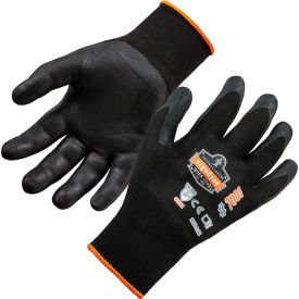 Ergodyne® Proflex 7001 Abrasion Resistant Gloves Nitrile Coated XS Black 1 Pair