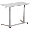 Flash Furniture Sit/Stand Computer Ergonomic Desk Light Gray