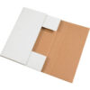 Global Industrial Corrugated Easy-Fold Mailers 17-1/8""L x 14-1/8""W x 2""H White