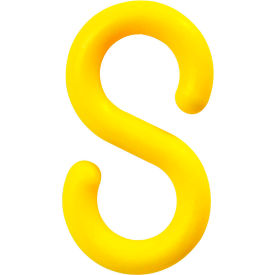 Mr. Chain Connecting S-Hooks 2"" Yellow 25 Pack