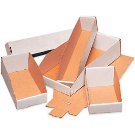 2"" x 9"" x 4-1/2"" Open Top Corrugated Bin Boxes