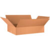 Global Industrial Flat Cardboard Corrugated Boxes 36""L x 24""W x 8""H Kraft