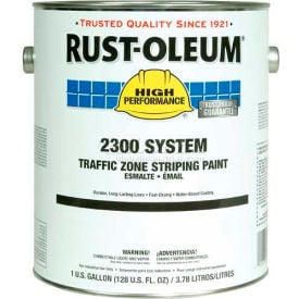 Rust-Oleum 2300 System 100 Voc Traffic Zone Striping Paint White 1 Gallon