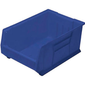 Quantum Plastic Hulk Stacking Bin 16-1/2""W x 30""L x 11""H Blue