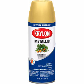 Krylon Metallic Paint Bright Gold - K01701A77
