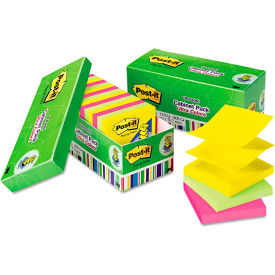 Post-it® Pop-up Notes Ultra Pop-Up Note Refills R33018AUCP 3"" x 3"" Ultra 100 Sheets 18/Pack
