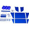 Wall Control Slotted Tool Board Workstation Accessory Kit For Pegboard & Slotted Tool Board Blue