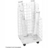 Safco® Wire File Roll Storage with 4 Compartment 16-1/4""W White