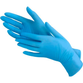 Honeywell Safety Exam Grade Nitrile Disposable Gloves Chemo Tested 3.5 Mil Medium Blue 200/Box