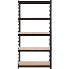 Hirsh Industries 5 Shelf Iron Horse HD Boltless Shelving Starter 36""W x 18""D x 72""H