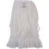 Boardwalk® Mop Head Looped Enviro Clean With Tailband Medium White 12/case