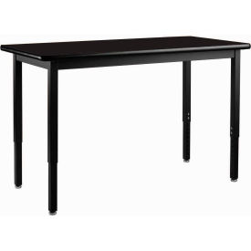 Interion® Utility Table - 48 x 24 - Black