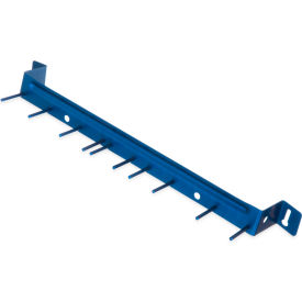 Carlisle Spectrum™ Aluminum Brush Rack Blue 17"" 10 Hooks - 4073514