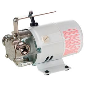Little Giant 555112 Non-Submersible Utility Pump- 115V with Nickel Plated Brass Pump Head