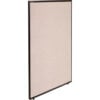 Interion® Office Partition Panel 48-1/4""W x 72""H Tan