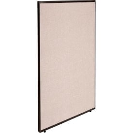 Interion® Office Partition Panel 48-1/4""W x 72""H Tan
