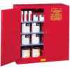 Justrite® Paint & Ink Cabinet w/ Self Close Double Doors 40 Gal. Cap. 43""W x 18""D x 44""H
