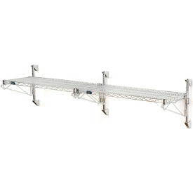 Nexel® Chrome Wall Mount Wire Shelving 48""W x 14""D x 14""H 1 - Shelf Add-On