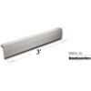Baseboarders® Premium Series 3 ft Steel Easy Slip-on Baseboard Heater Cover White