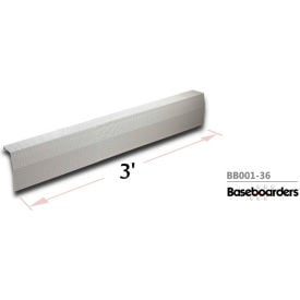 Baseboarders® Premium Series 3 ft Steel Easy Slip-on Baseboard Heater Cover White