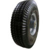 Marathon 33102 8x2 Flat Free Sawtooth Tread - 2.375"" Centered Hub - 1/2"" Bearings