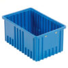 Global Industrial™ Plastic Dividable Grid Container 16-1/2""L x 10-7/8""W x 8""H Blue