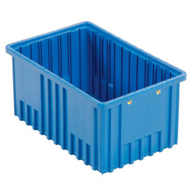 Global Industrial™ Plastic Dividable Grid Container 16-1/2""L x 10-7/8""W x 8""H Blue
