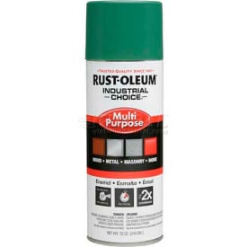 Rust-Oleum Industrial 1600 System General Purpose Enamel Aerosol Machine Green 12 oz. - 202211