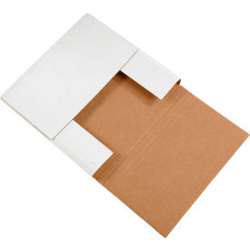 Global Industrial™ Corrugated Easy-Fold Mailers 12-1/2""L x 12-1/2""W x 2""H White
