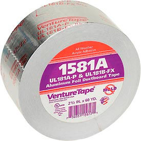 3M™ VentureTape Foil Tape 2-1/2 IN x 60 Yards 1581A-G075