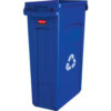 Rubbermaid® Slim Jim® Vented Recycling Can 23 Gallon Blue