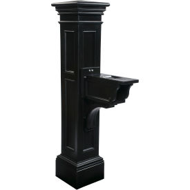 Mayne Liberty Mailbox Post 5805-B - 63""H Black