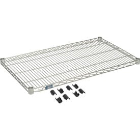 Nexel® S2136Z Poly-Z-Brite® Wire Shelf 36""W x 21""D