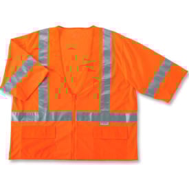 Ergodyne® GloWear® 8320Z Class 3 Standard Vest Orange 2XL/3XL