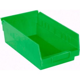 Akro-Mils Plastic Nesting Storage Shelf Bin 30130 - 6-5/8""W x 11-5/8""L x 4""L Green
