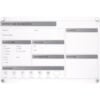 Ghent Graphics Slide Changeable Glassboard w/ Standoffs Horizontal 18""H x 24""W
