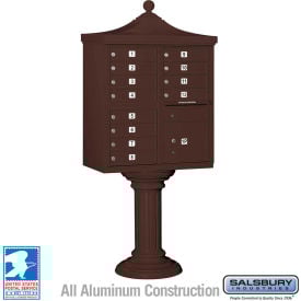 Regency Decorative Cluster Box Unit Tall 12 A Size Doors Type II Bronze USPS Access