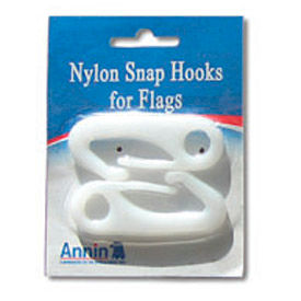Nylon Snap Hooks for Flags 2 pack